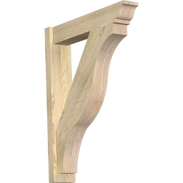 Ekena Millwork Funston Rough Sawn Traditional Outlooker, Douglas Fir, 6"W x 28"D x 36"H OUT06X28X36FST01RDF - main